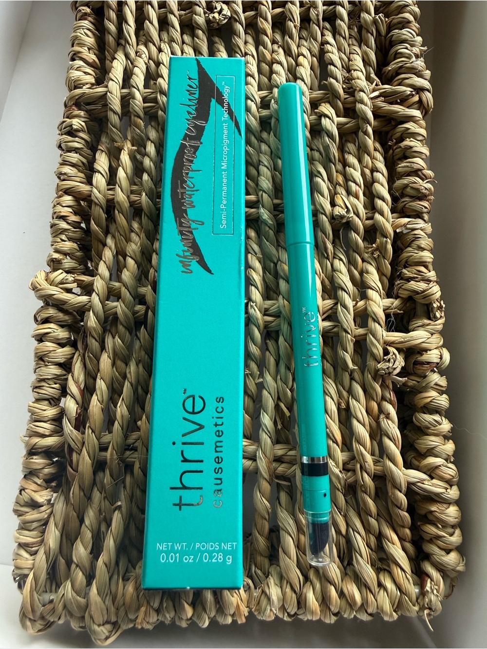 Thrive Causemetics Lauren Black Matte Infinity Waterproof Eyeliner Full Size New
